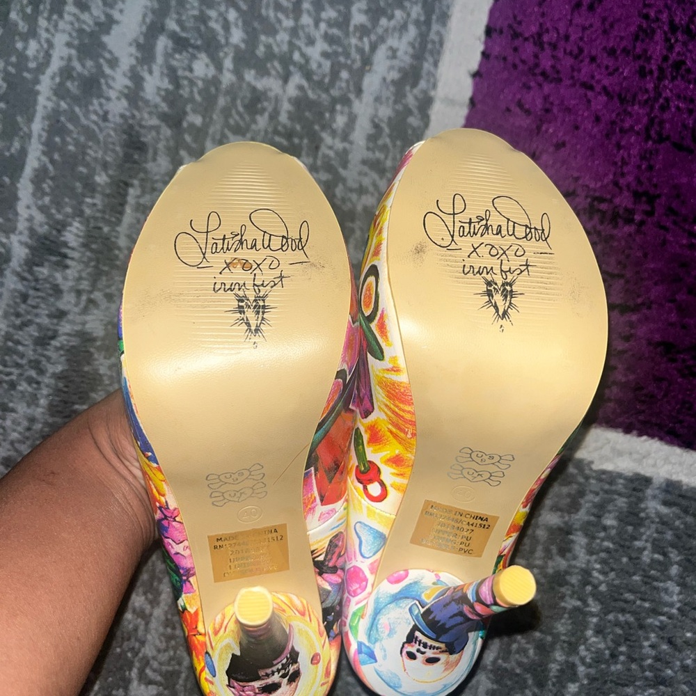 ❤️SOLD❤️ Iron Fist x Latisha Wood Sweets Heels - Picture 6 of 6